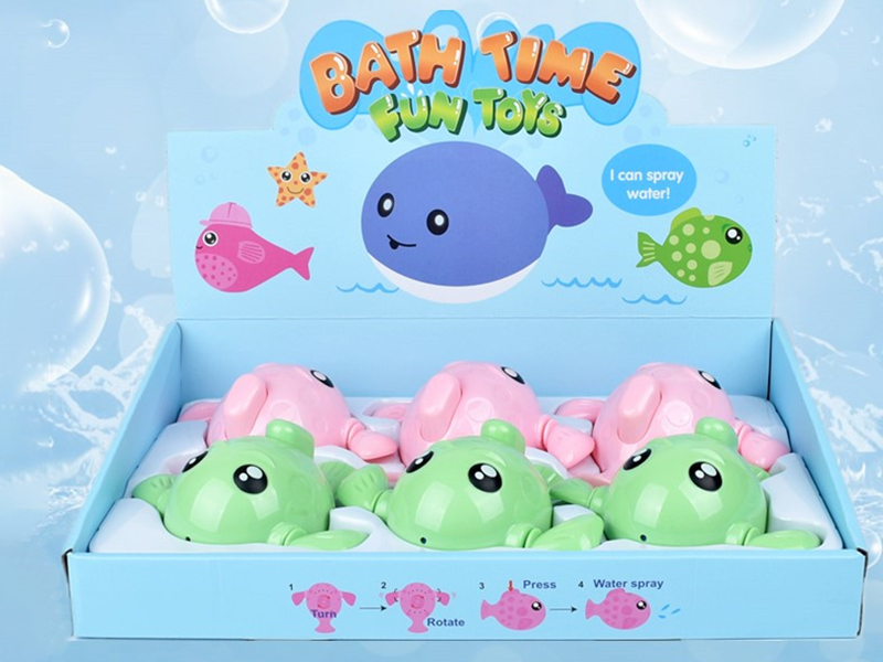 Wind Up Spray Water Goldfish Toys 6pcs