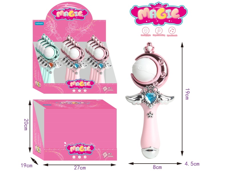 Magic Wand With Light And Music 12PCS