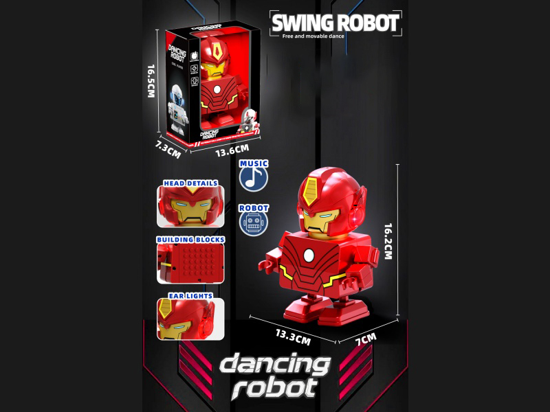 Electric Dancing And Swinging Robot (Iron Man)