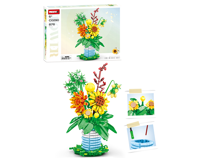 Potted Plants Building Blocks 962pcs