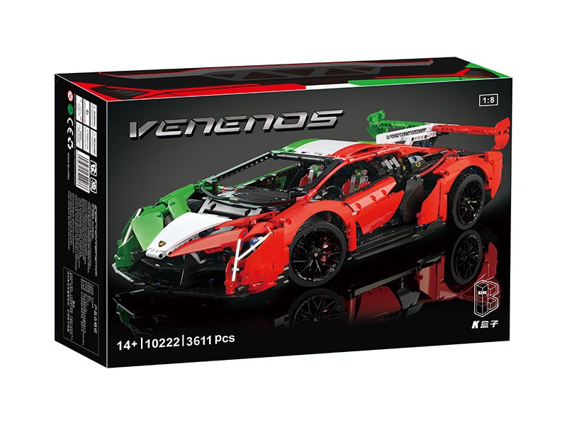 1:8 Lamborghini Veneno Building Blocks 3611PCS