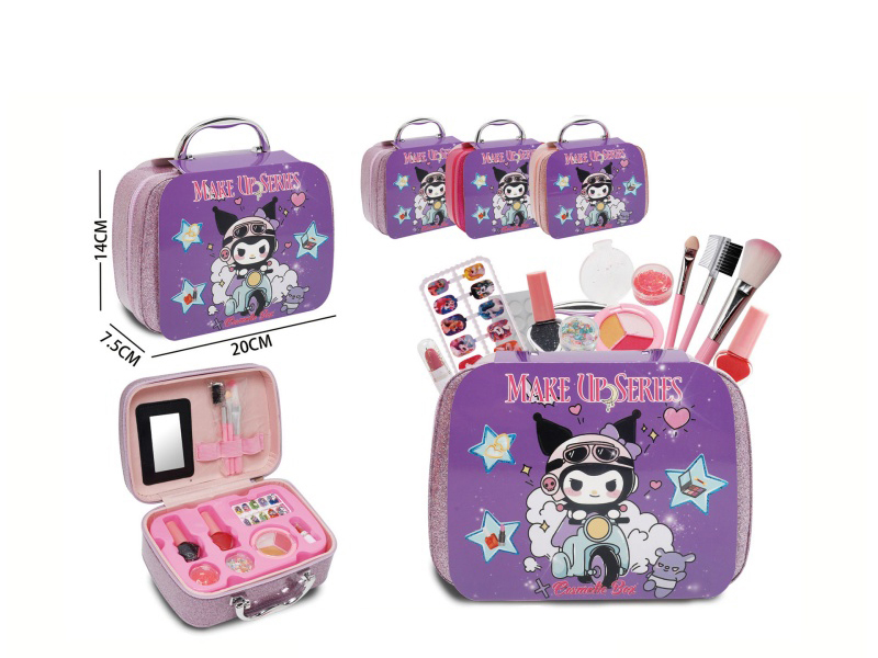 Kulomi Hand-Held Makeup Bag In Three Mixed Colors