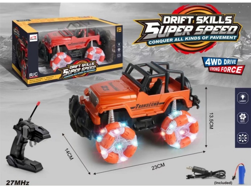 6-Channel  Side Drive Remote Control Car With Light