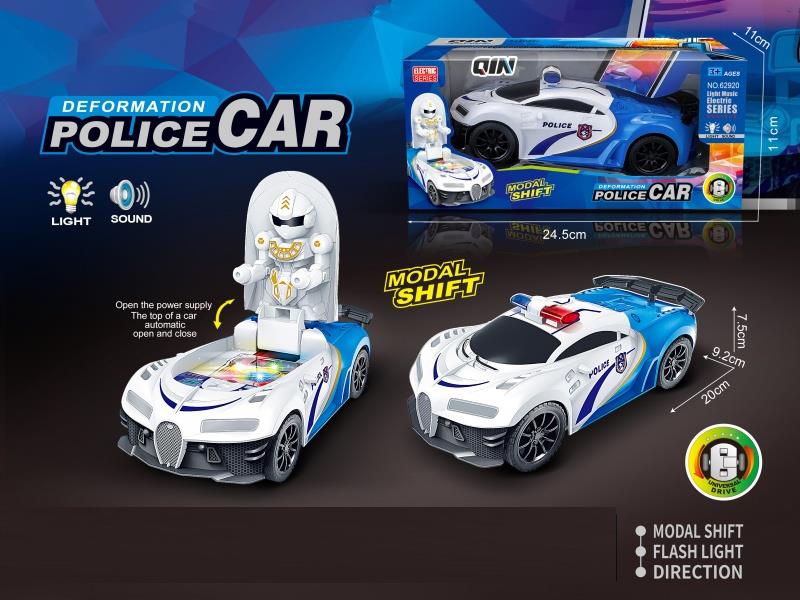 Electric Transformable Police Car