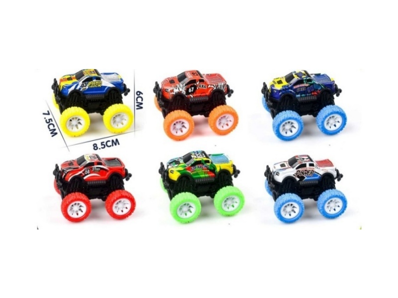 Two Inertial Metal Off-Road Vehicles