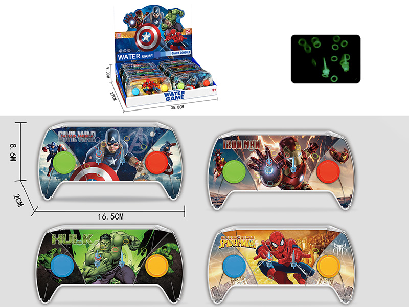 Transparent Avenger Water Game Toy(Comes With Luminous Ring)