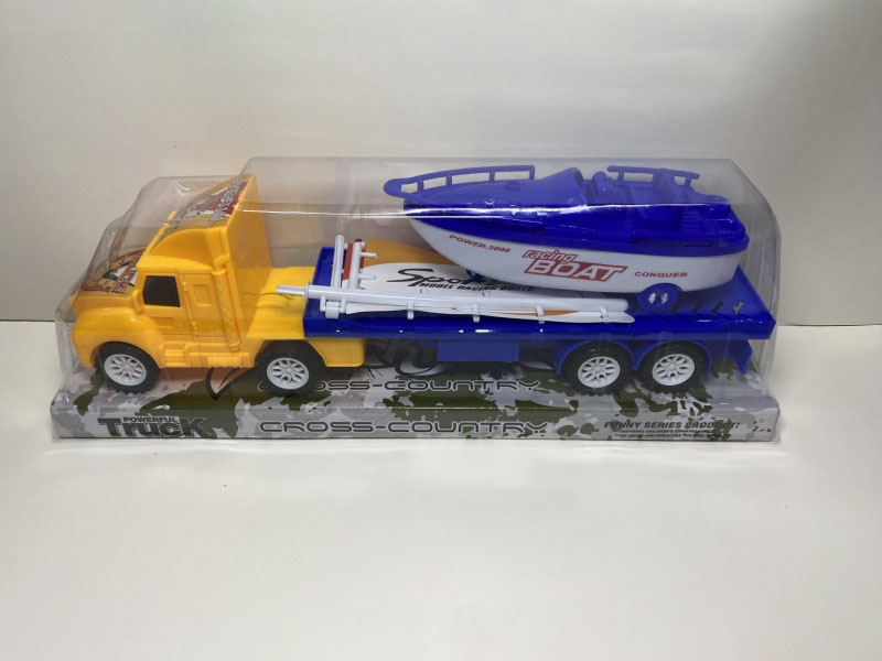 Inertial Flatbed Towing Sailboat