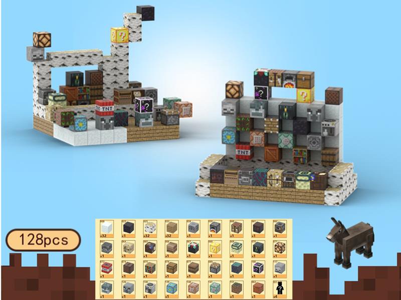 Tool Shop Magnetic Cube Building Blocks 128pcs