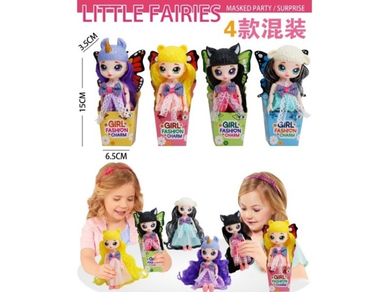 6-Inch 12-Joint Nana Doll (4 Mixed Sets)