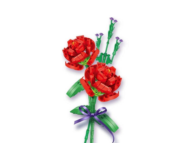2 Flowers And Grasses Building Blocks 200 Pieces