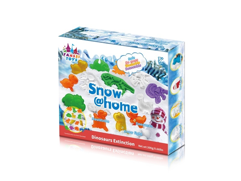 Dinosaur extinction 300g snow +13 dinosaur molds