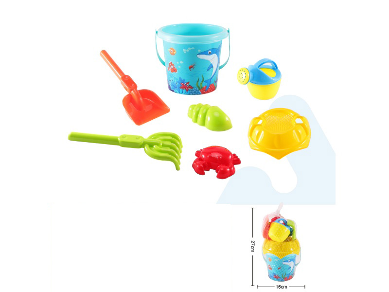 Small Shark Beach Bucket