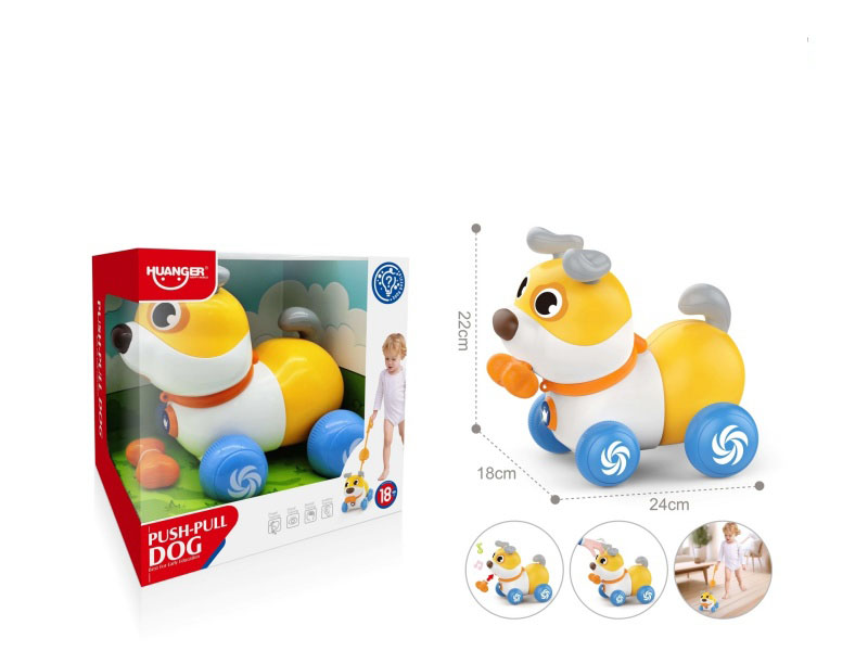 Music Pushes And Pulls The Puppy