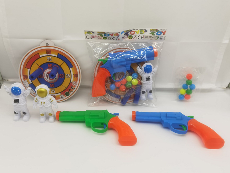 Ping-Pong Ball & Soft Bullet Gun Set