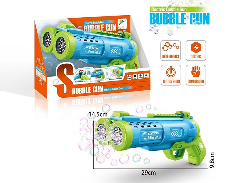 10 Hole Double Barrel Bubble Gun