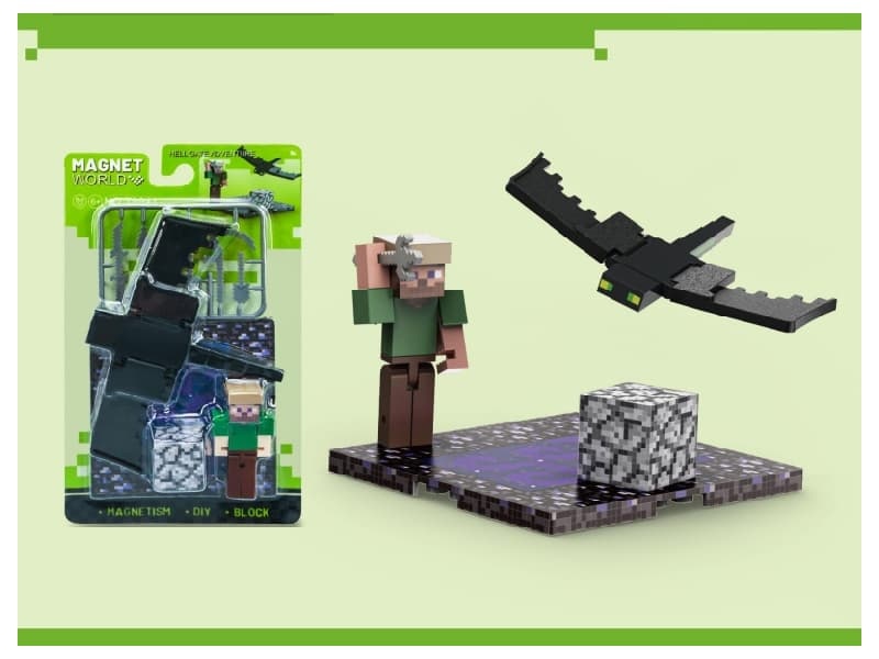 Magnetic Building Blocks-Hell Gate Adventure (Card board)