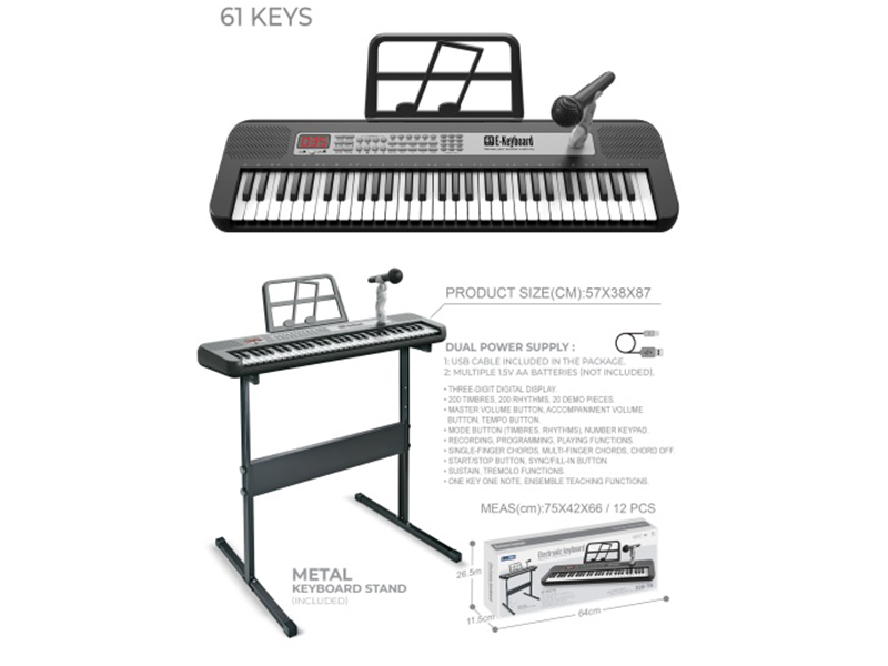 61-Key Electronic Organ