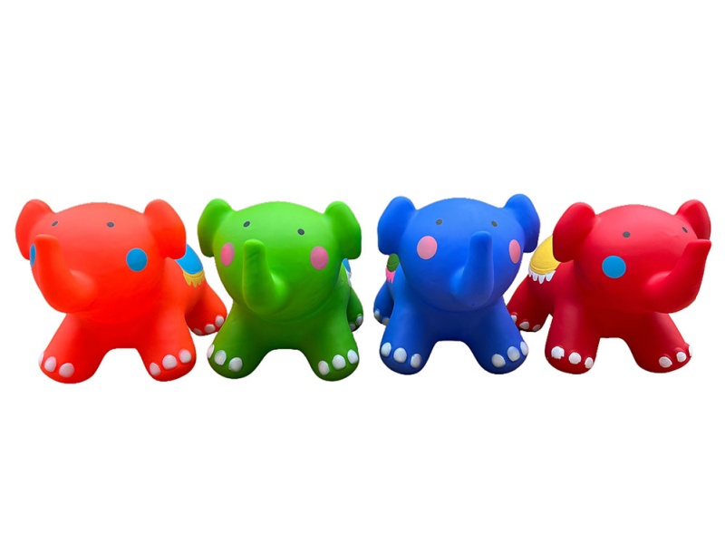 Inflatable Painted Baby Elephants