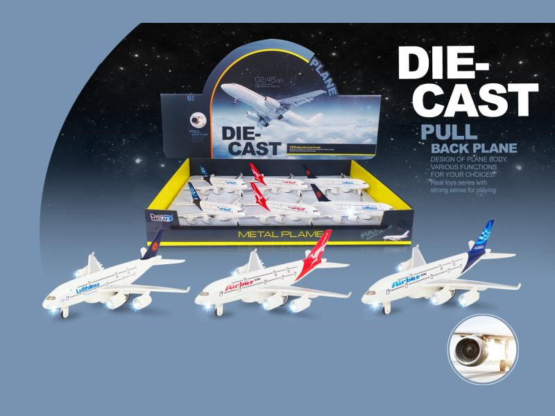 Alloy Airbus A380 Passenger Aircraft