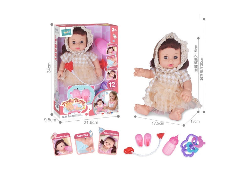 14-Inch Hollow Doll With 12-Tone Ic