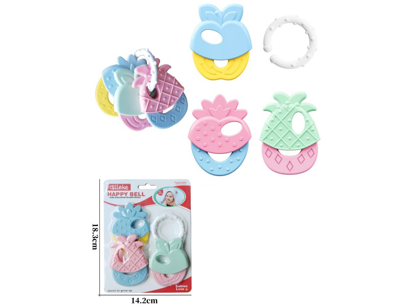 Macaron Pineapple Teething