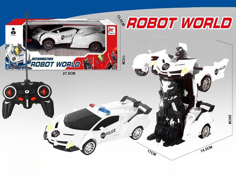1:16 27Mhz 4-Channel Remote Control One Key Transformation Car(Not Included Batteries)