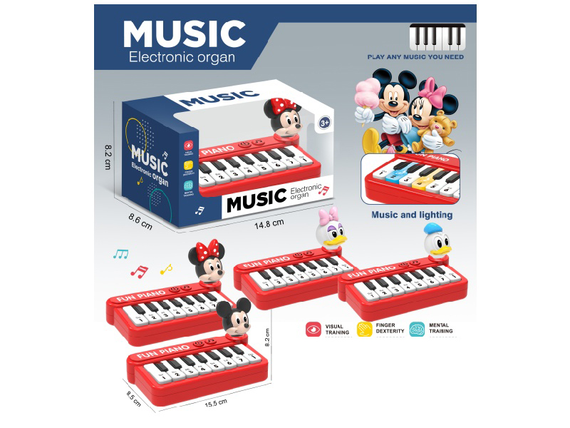 Mickey Donald Duck Multi-Functional Educational Electronic Keyboard