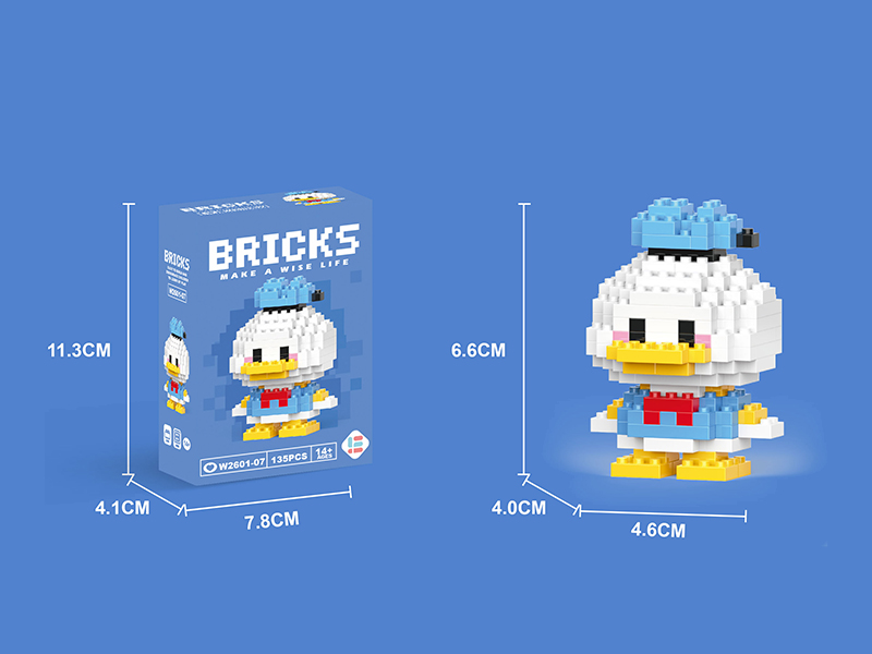 Mini Donald Duck Building Blocks 135PCS