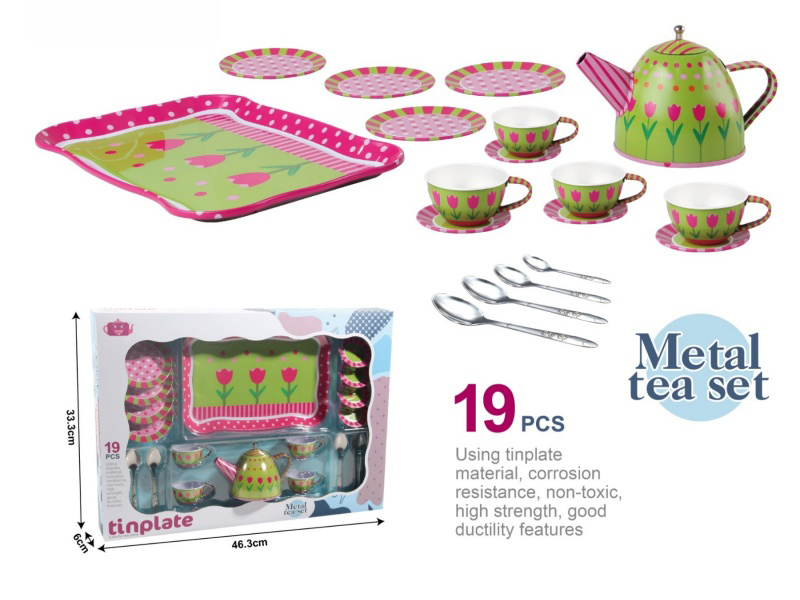 Tinplate Teapot: Tulip