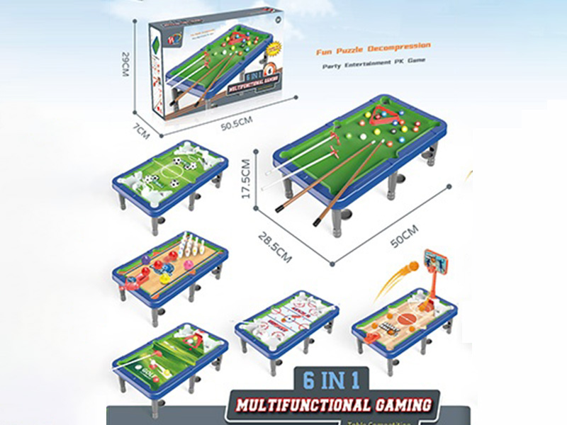 Six In One Multifunctional Game Table