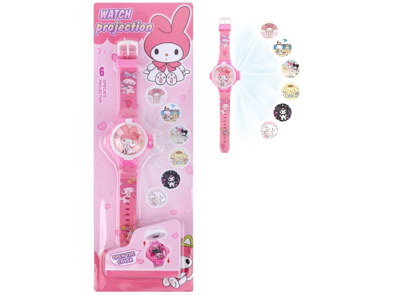 Melody Projection Flash Rotating Electronic Watch