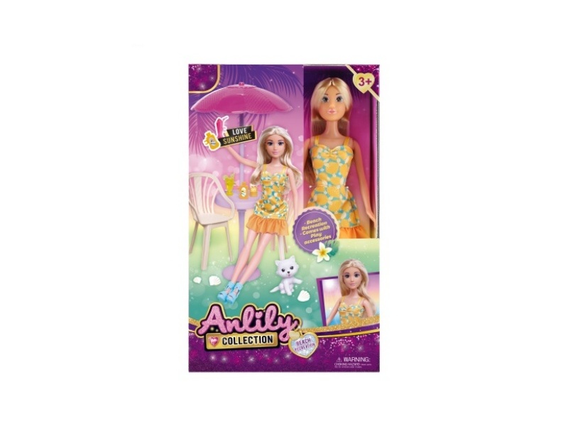 11.5-Inch Solid Doll (Brown Skin Color)