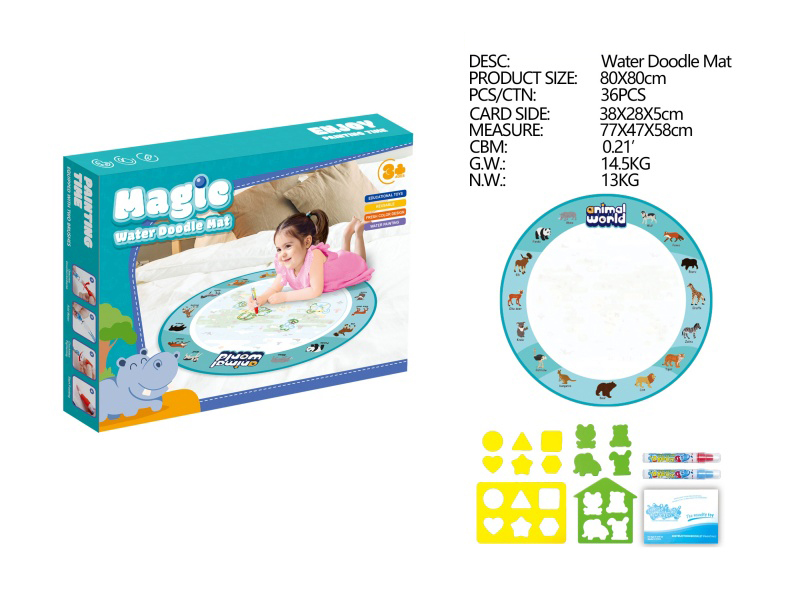 Animals World Theme Magic Water Doodle Mat
