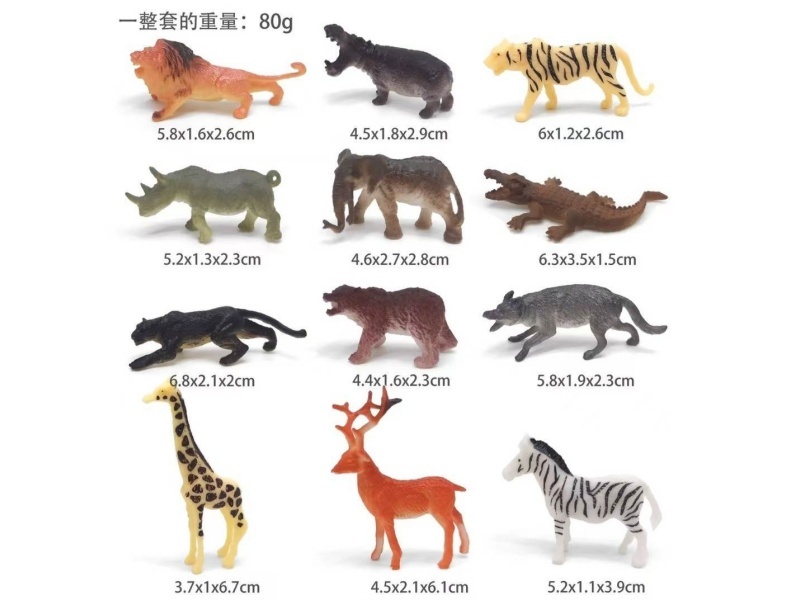 Wildlife Set 12 Pcs
