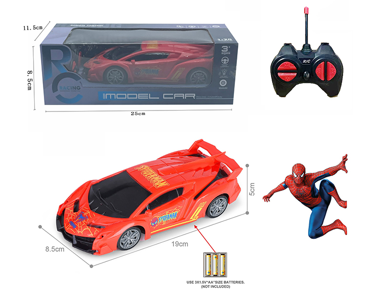 1:20 Lamborghini 4-Channel Remote Control Car(Spider-Man)