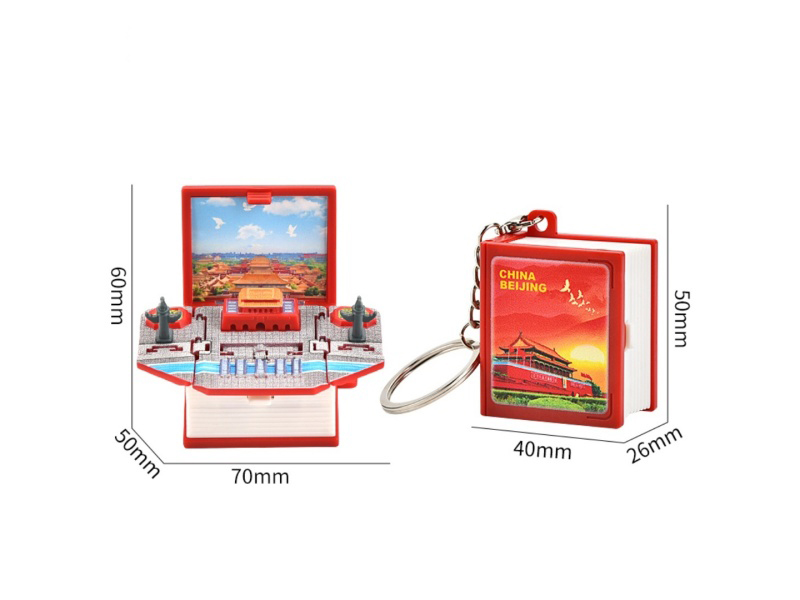 3D Stereoscopic Folding Pop-Up Book -Mini Tiananmen (Upgraded And Enhanced Version)