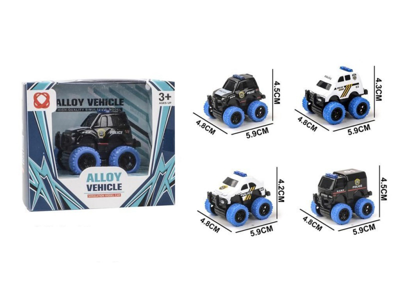 Huili Police Car Alloy Vehicle