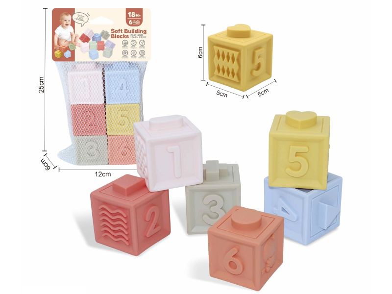Constellations & Numbers Soft Building Blocks 6pcs
