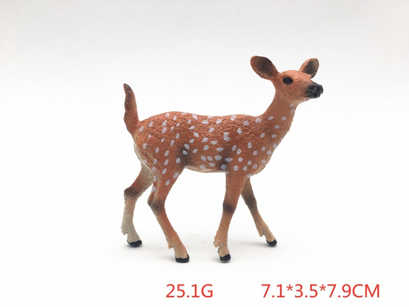 Red Female White-Tailed Deer (Thick-Faced)