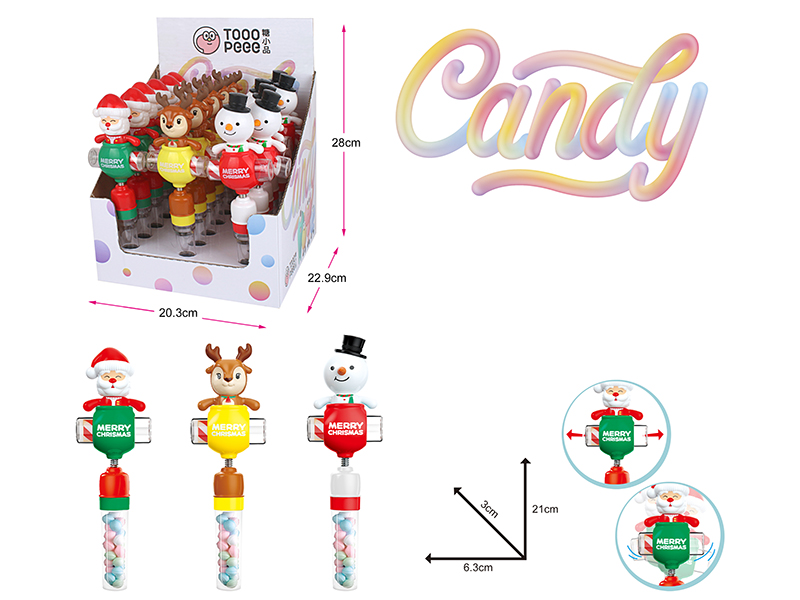 Christmas Whistle Candy Toys 18pcs