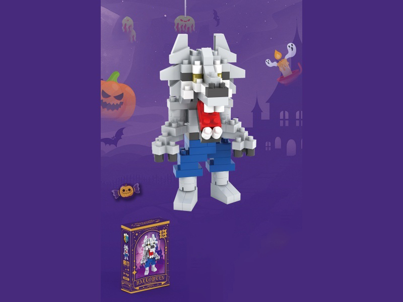 Halloween Series Werewolf Building Blocks 148PCS