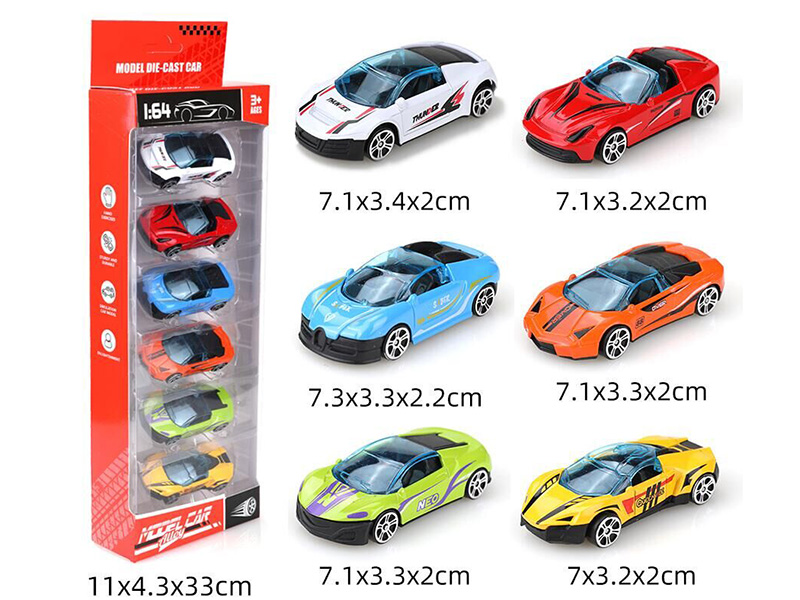 1:64 Slide Alloy Sports Cars