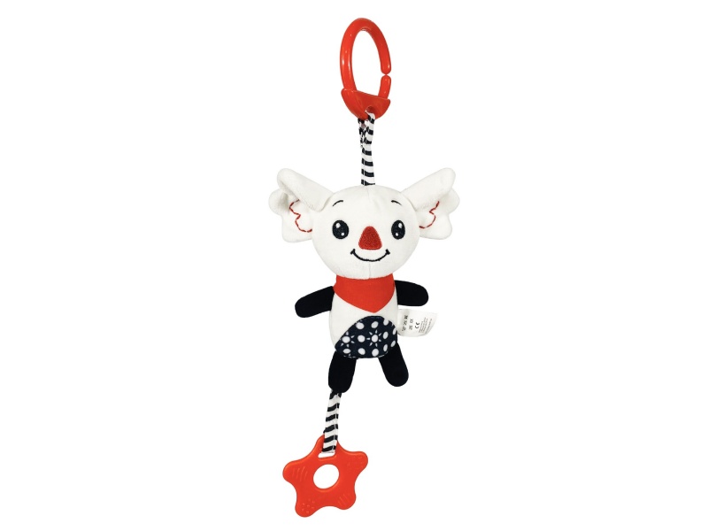 White Koala Baby Plush Bell Pendant With Sound