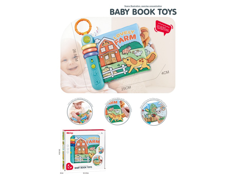 Ranch Music Cloth Book (With Electronic Pages)