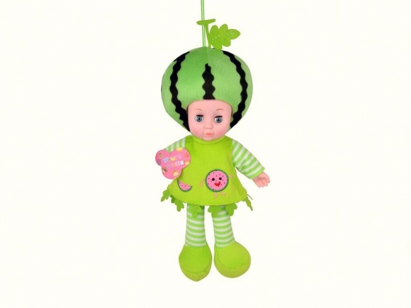 14-Inch Watermelon Fruit Doll With Music