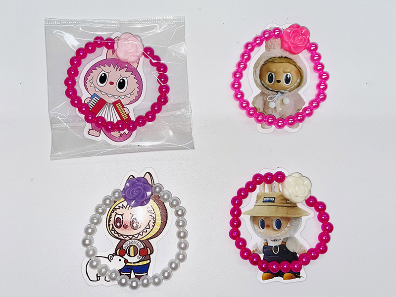 Labubu Bead Bracelet + Sticker