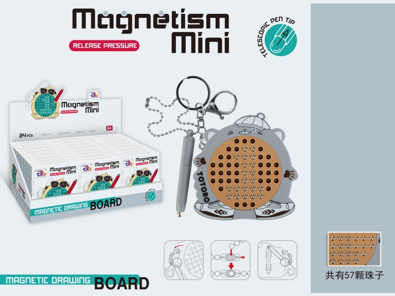 Totoro Magnetic Steel Ball Decompression Drawing Board
