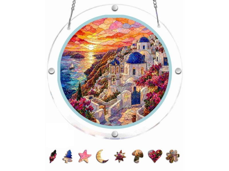 8.9-Inch Acrylic Jigsaw Puzzle