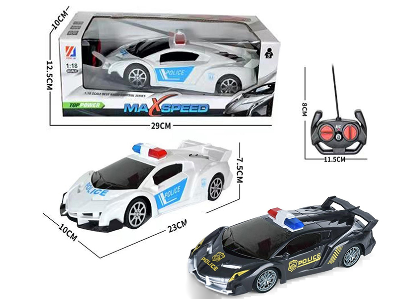 1:18  4-Channel Remote Control Lamborghini Police Car With 3D Lights