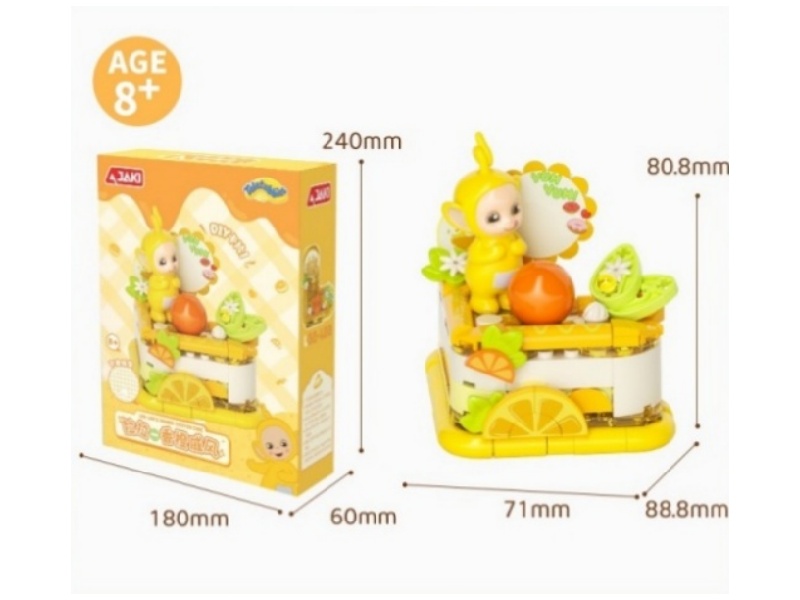 Building Block: Lala - Orange Chiffon